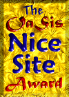 The Oasis Nice Site Award