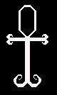 picture of
a white
ankh
